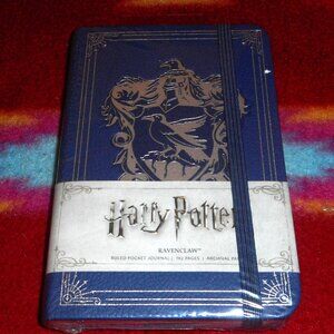 Harry Potter RAVENCLAW Ruled Pocket Journal 192 Pages Blue Hardcover New!